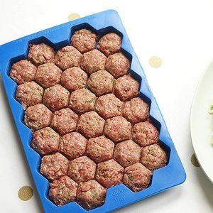 Shape + Store MM Meatball Master Blue Plastic 32 oz Blue